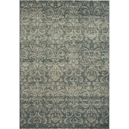 Dynamic Rugs Mysterio 6.7 x 9.6 1217-900 Rug - Silver MS7101217900